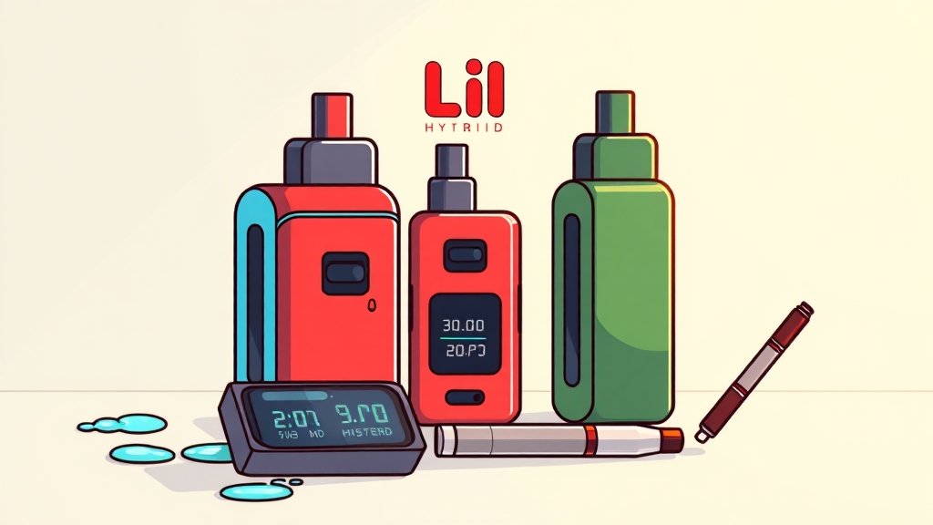 릴 하이브리드 사용 후기 및 평가 (cartoon 스타일)