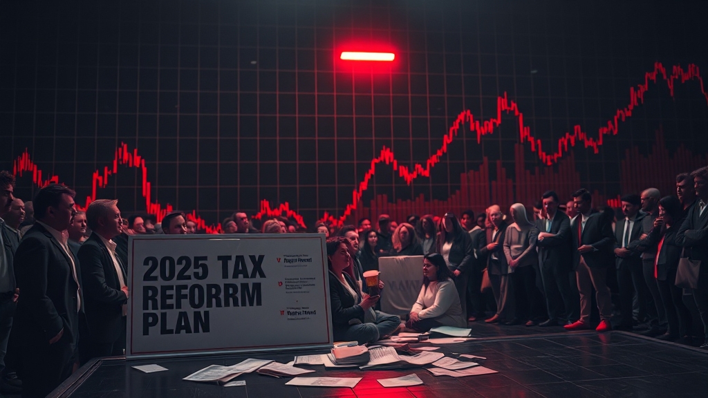 2025년 세제개편안 논란 (realistic 스타일)