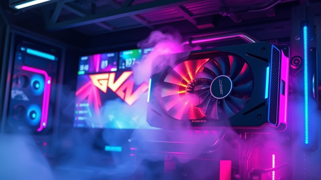 그래픽 카드(GPU) 선택 (watercolor 스타일)