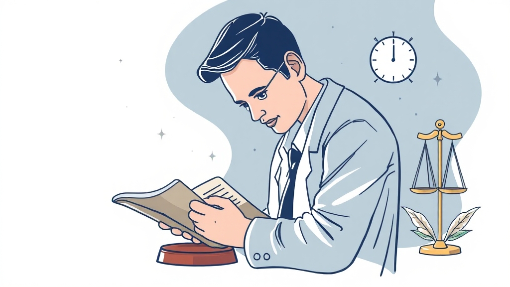 통지의무 관련 분쟁 해결 (illustration 스타일)