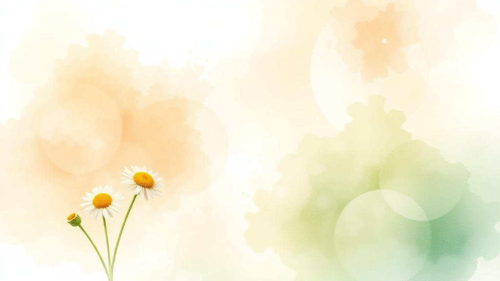 위염에 좋은 차: 종류와 효능 (watercolor 스타일)