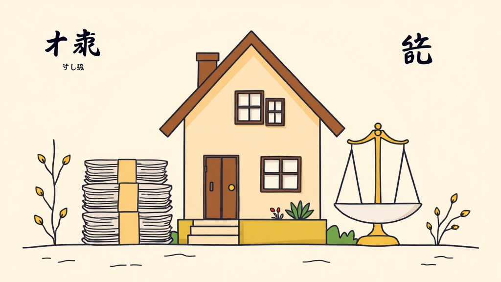 주택담보대출 금리 비교, 무엇을 우선해야 할까요? (illustration 스타일)