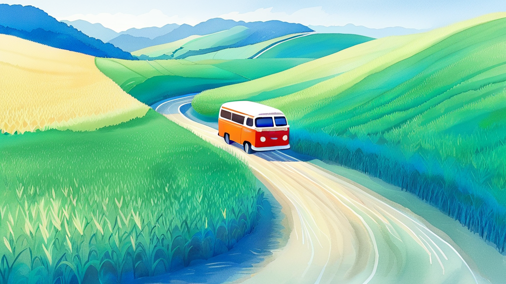 방문객을 위한 필수 정보: 교통, 주차, 입장료 (watercolor 스타일)