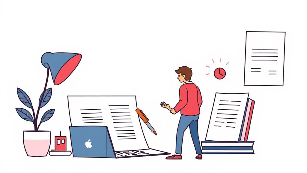 신청 시, 이것만은 꼭! (illustration 스타일)