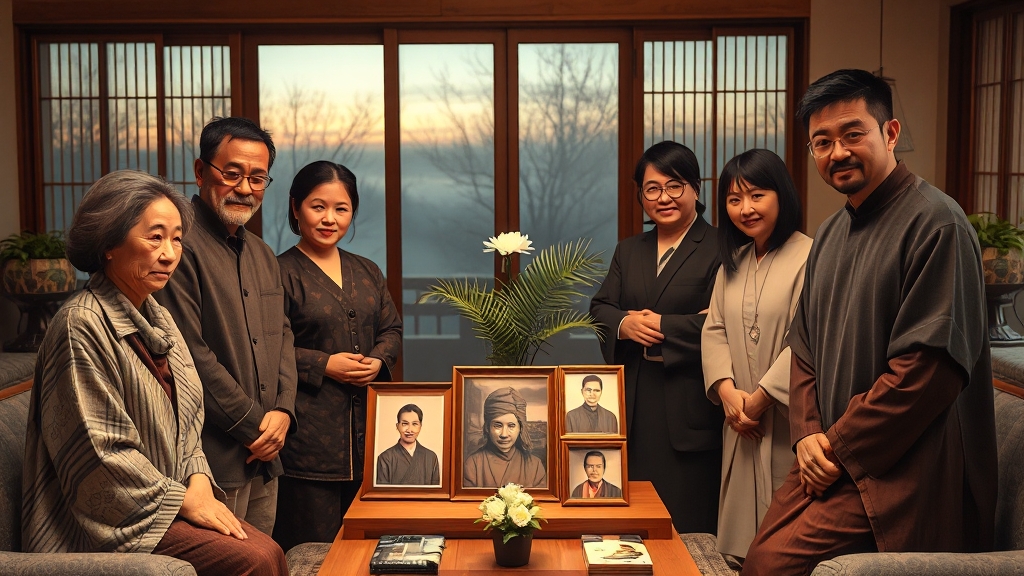 현대 사회, 삼우제는 어떻게 변화하고 있을까요? (realistic 스타일)
