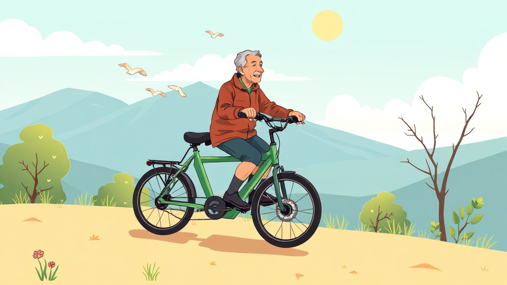 세발 전기자전거란? (cartoon 스타일)