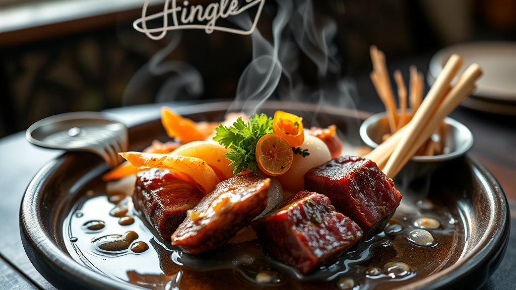 밍글스 런치 코스: 가격부터 메뉴 구성까지 상세 분석 (realistic 스타일)