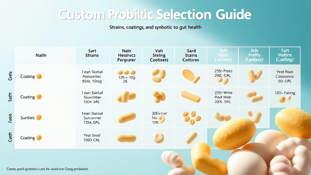 나에게 맞는 유산균 제품 선택 가이드 (realistic 스타일)