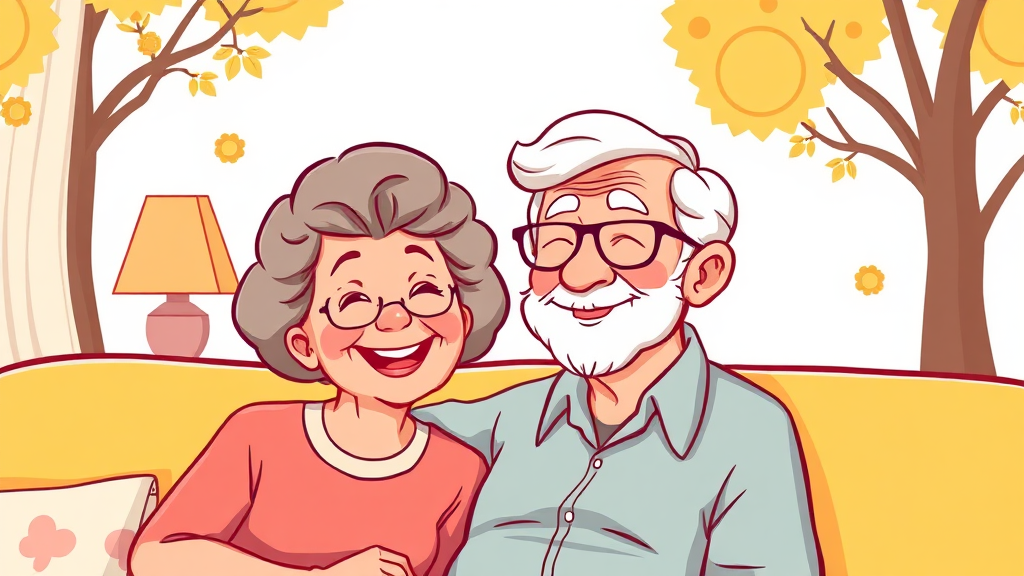 55세 이상을 위한 사망보험금, 왜 필요할까요? (cartoon 스타일)