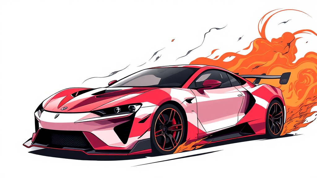 강력한 성능, 파워트레인 비교 (illustration 스타일)