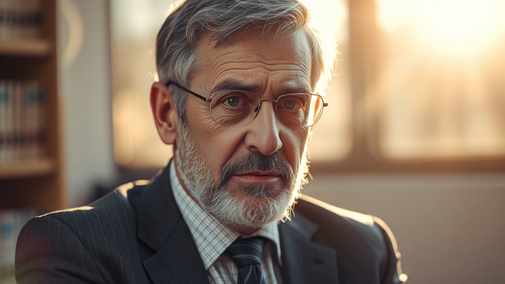 별세 원인, 부비동암 투병 (realistic 스타일)