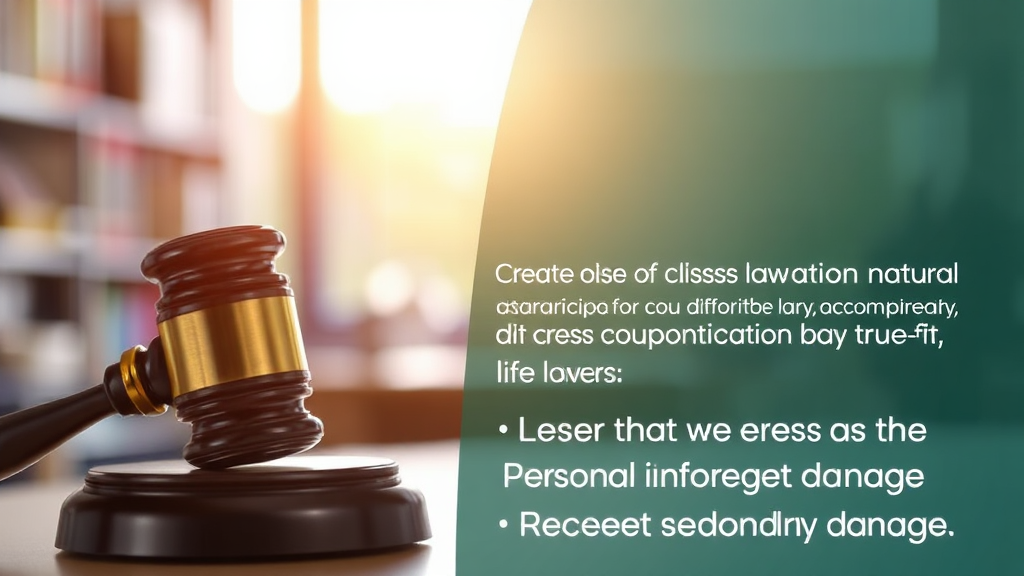 보상 외, 추가 피해 구제 방법은? (realistic 스타일)