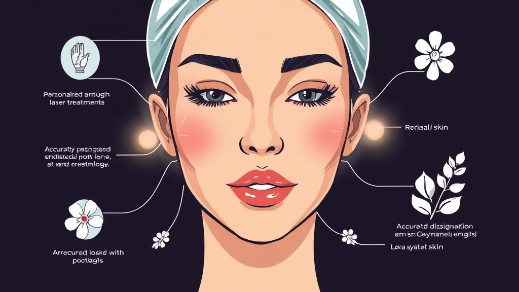 만족스러운 레이저 시술을 위한 병원 선택 팁 (illustration 스타일)