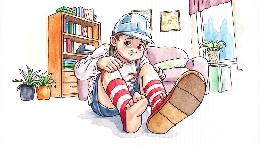 발바닥 통증, 실제 후기는? (watercolor 스타일)