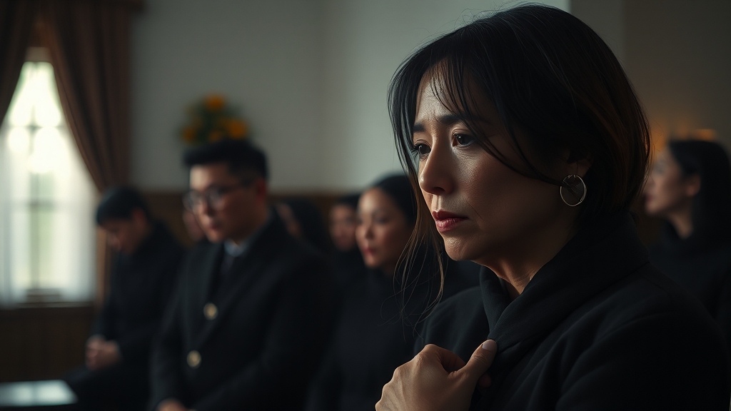 장례식장 예절, 이것만은 꼭 지켜주세요! (realistic 스타일)