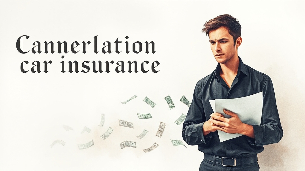 해지 시 불이익 & 위약금 (watercolor 스타일)