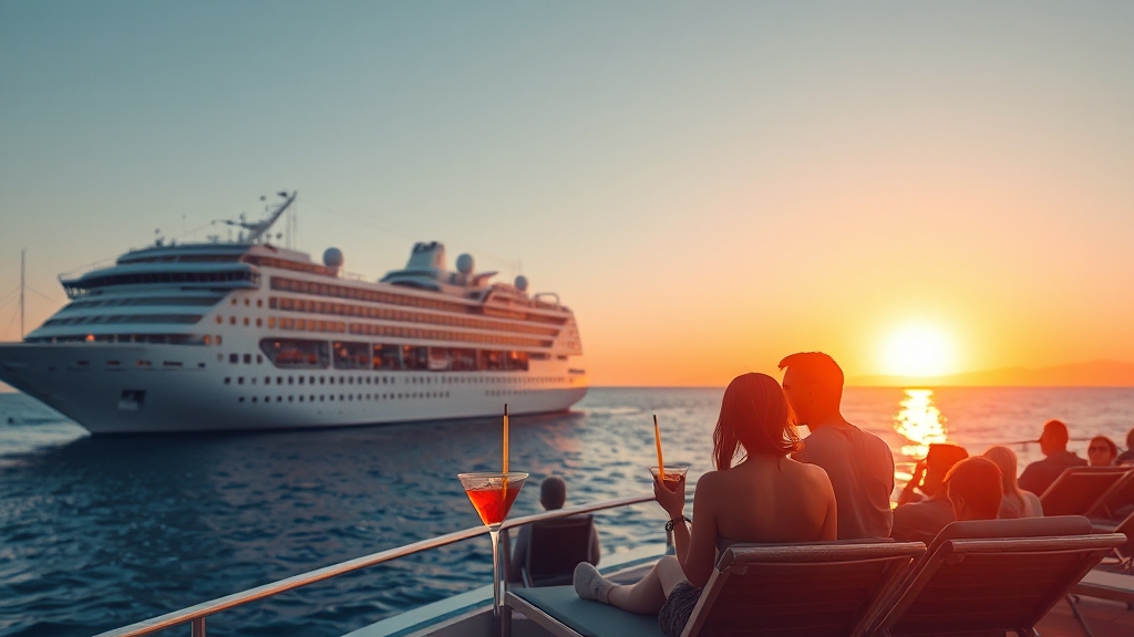 성공적인 크루즈 여행 팁 (realistic 스타일)