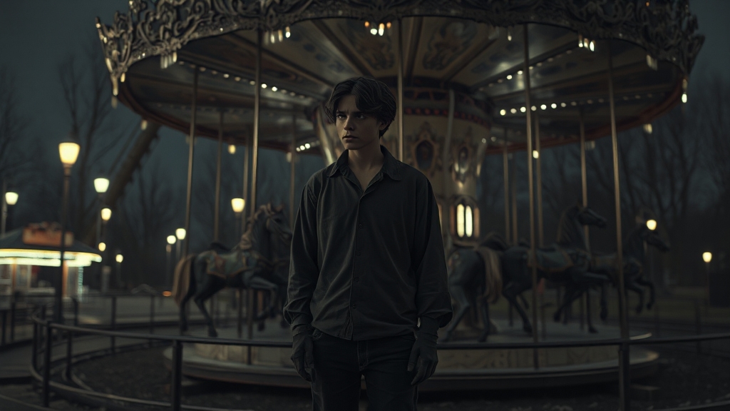 놀이동산 꿈: 추가 해석과 조언 (realistic 스타일)