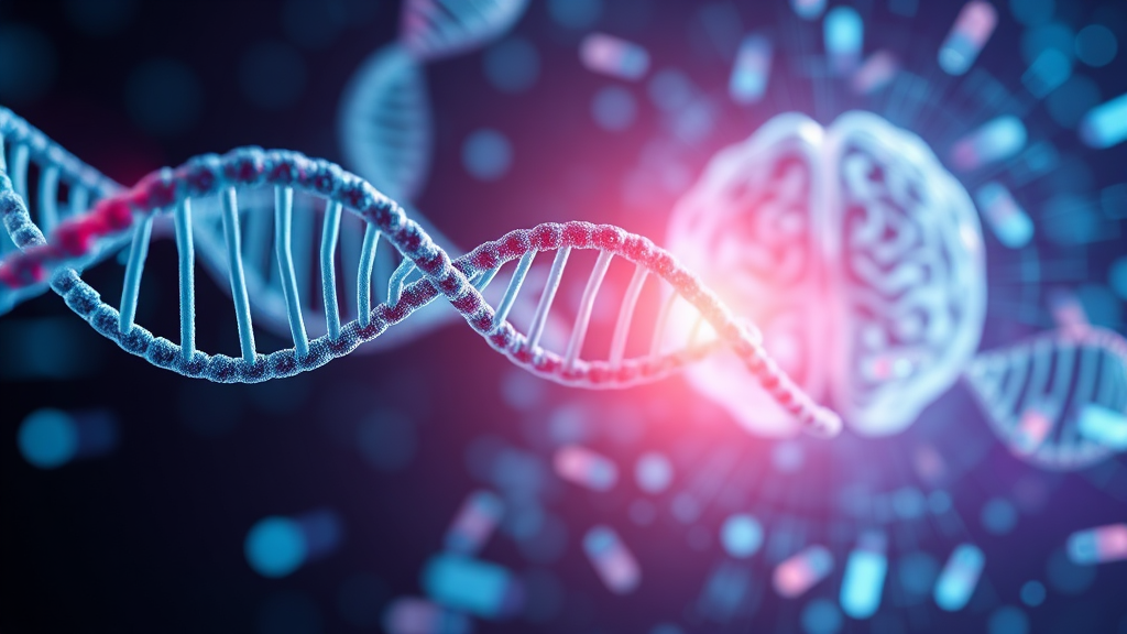 2026년 미국주식 AI 주도주 가이드 6 헬스케어 및 바이오 AI 융합 (realistic 스타일)