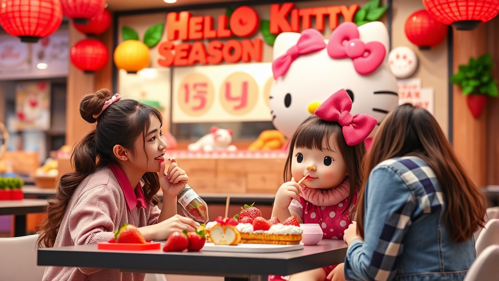 MZ세대의 취향 저격! 딸기 시즌 CU 신메뉴 탐구 (realistic 스타일)