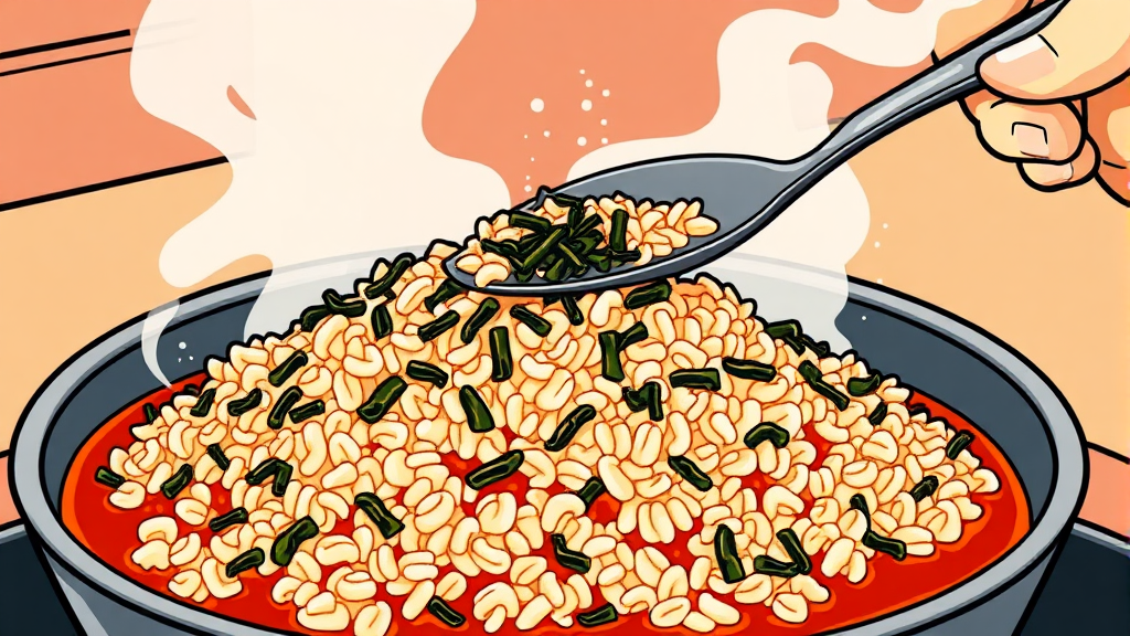 볶음밥, 선택 아닌 필수! (cartoon 스타일)