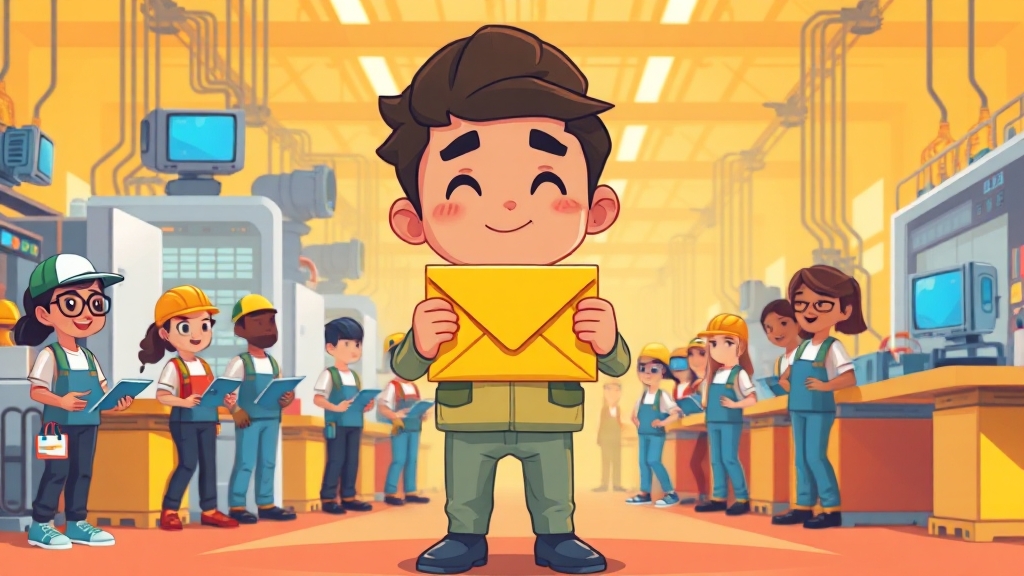 핵심 노동 정책 및 공약 (cartoon 스타일)