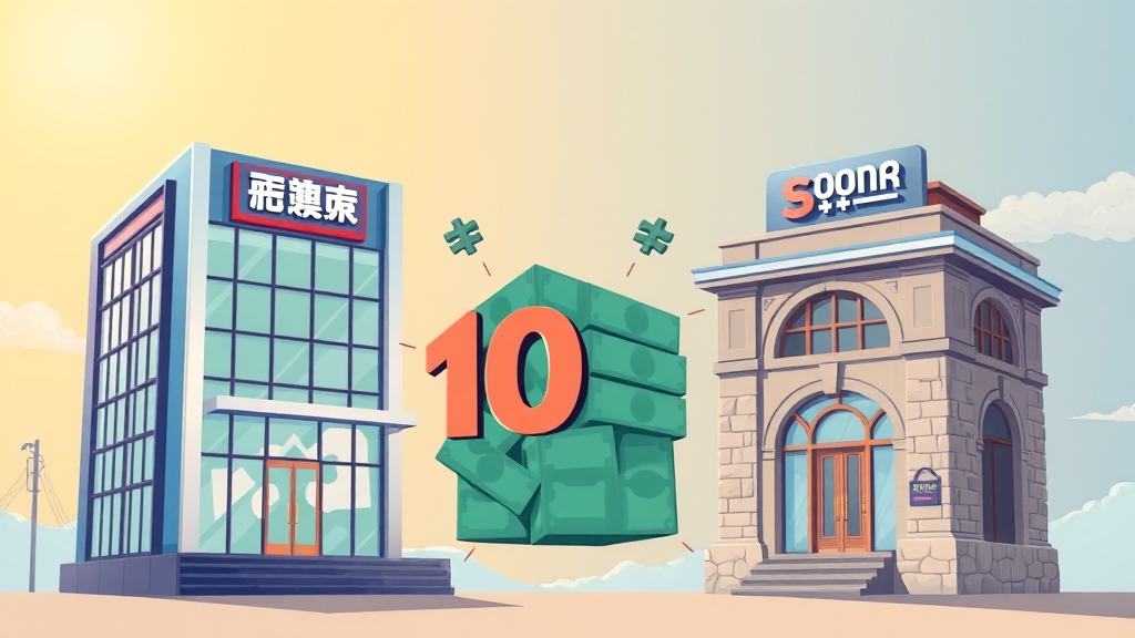 1금융 vs 2금융, 어디가 안전할까? (cartoon 스타일)