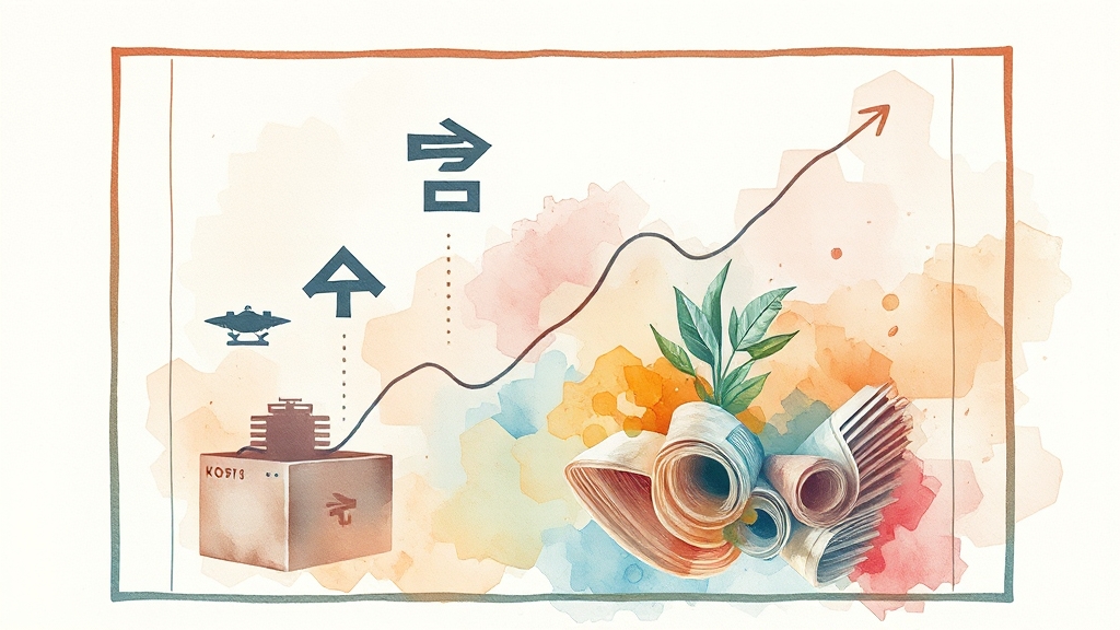 코스피 전망 및 투자 전략 (watercolor 스타일)