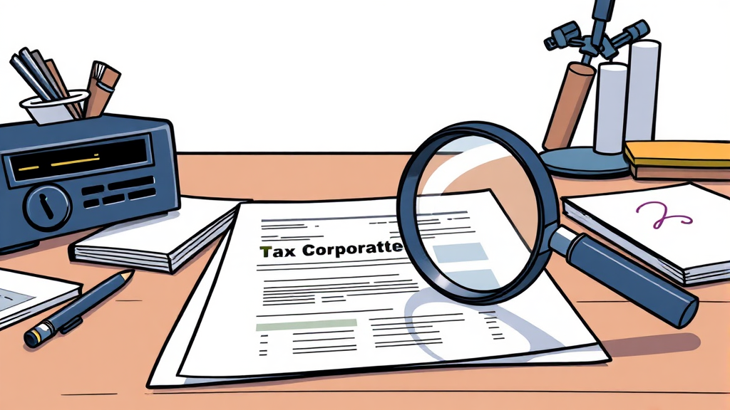 성공적인 법인세 신고를 위한 필수 준비물 완벽 가이드 (illustration 스타일)