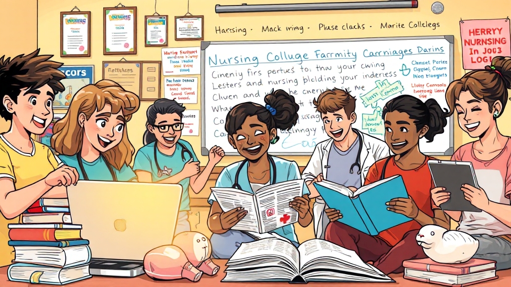 간호대 편입 성공을 위한 조언 (cartoon 스타일)