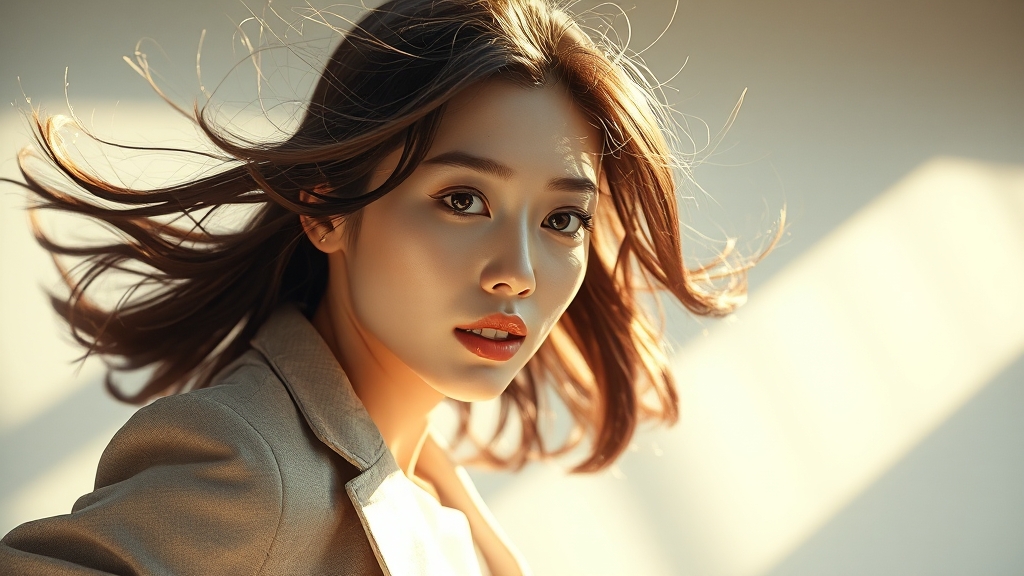 정수지 씨, 향후 활동 기대 (realistic 스타일)