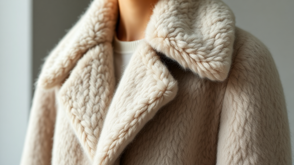 고급 캐시미어 소재의 특별함 (realistic 스타일)