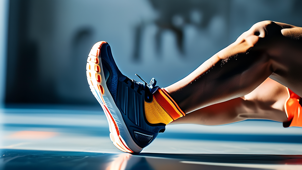 잠스트 발목 보호대의 매력: 편안함과 안정감 (realistic 스타일)