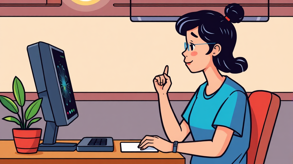 IT 및 과학 기술 동향 (cartoon 스타일)