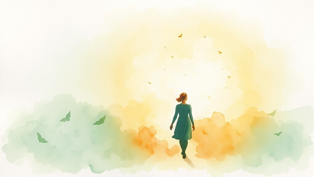 췌장암, 희망을 잃지 마세요! (watercolor 스타일)