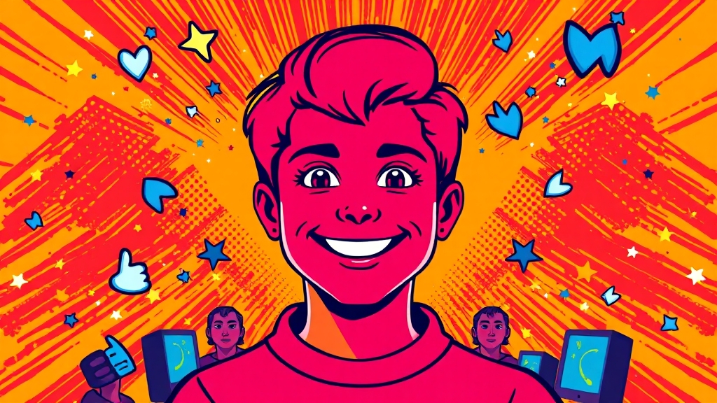 온라인 예절과 굿보이 정신 (popart 스타일)