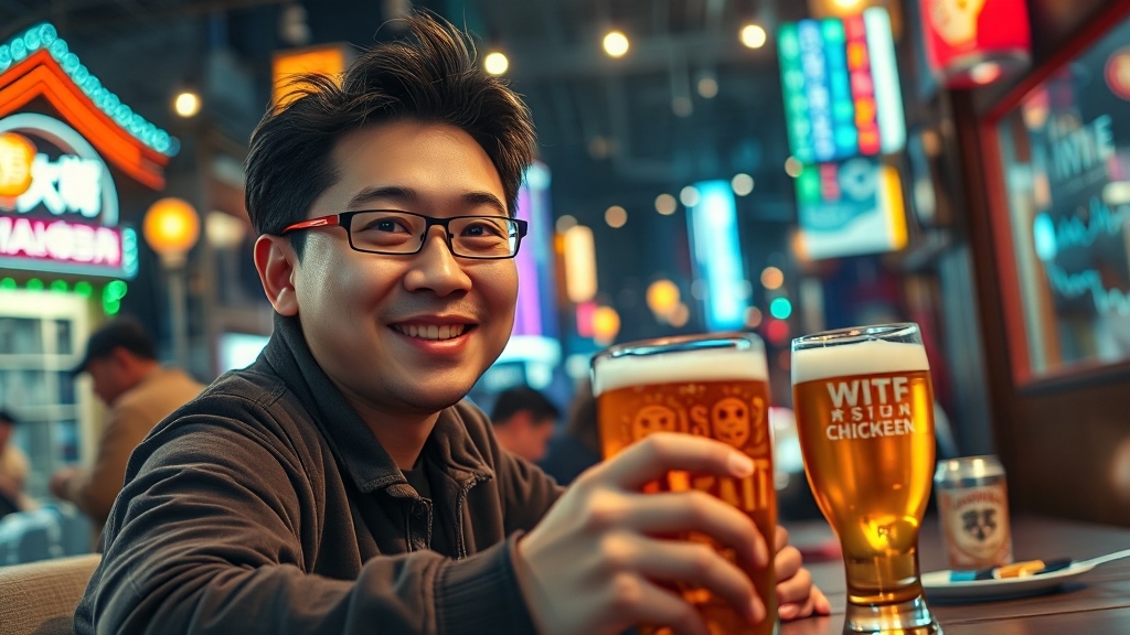 치맥 회동, 제주맥주 재조명 (realistic 스타일)