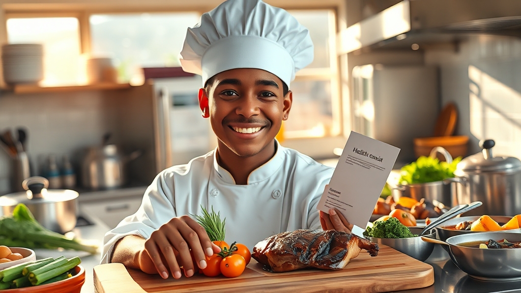 보건증, 왜 필요할까요? (realistic 스타일)