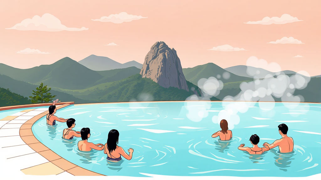 인피니티풀 100% 즐기기 (cartoon 스타일)