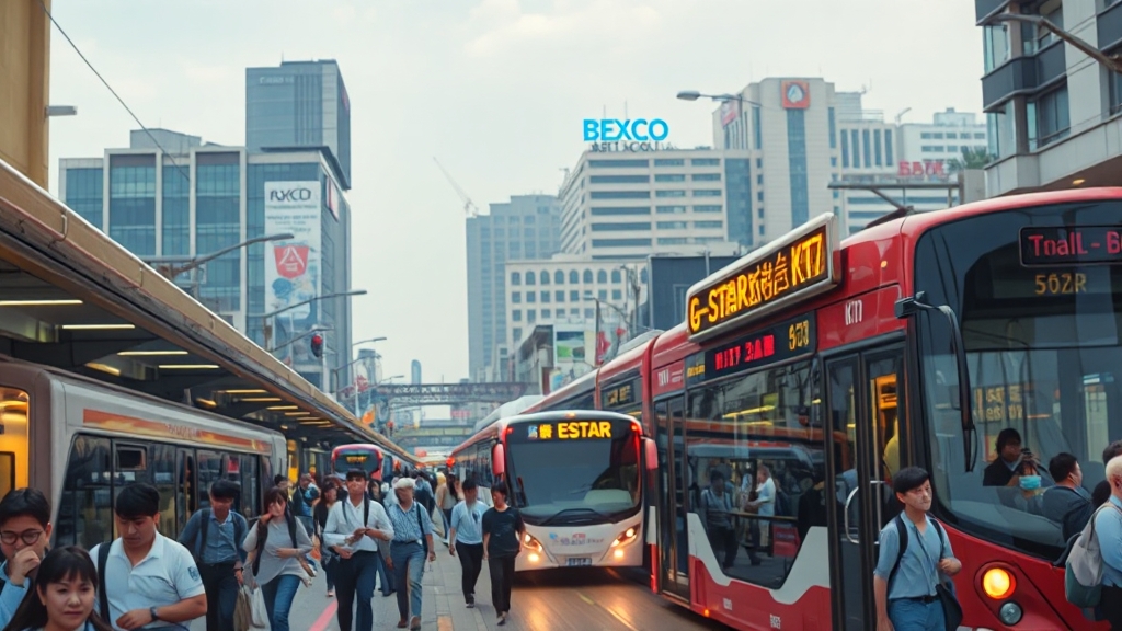 교통 및 주차 정보 (realistic 스타일)