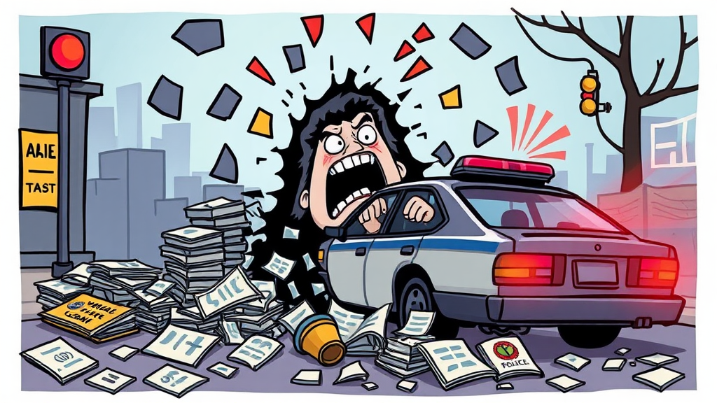 불법사금융 피해 발생 시 초기 대응 (cartoon 스타일)