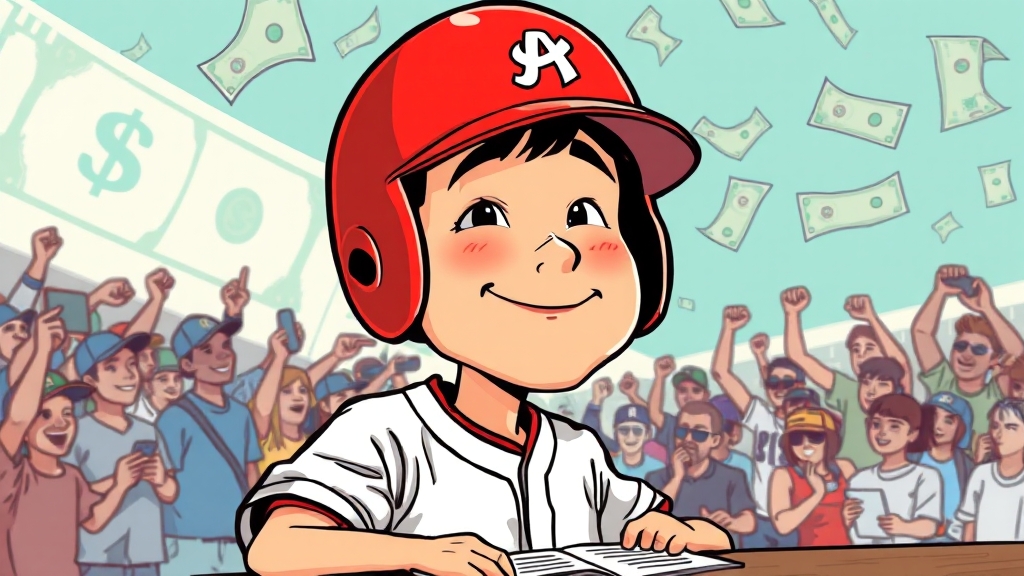 연봉 및 계약 조건 (cartoon 스타일)