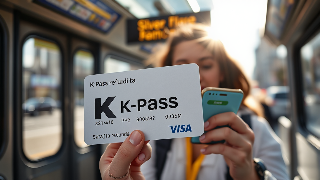 K패스, 어떻게 신청하나요? (realistic 스타일)