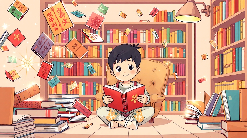 독서로 혜택받자! (cartoon 스타일)