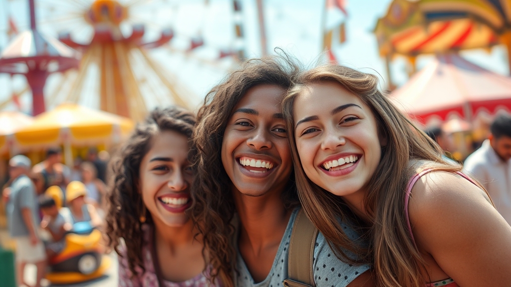 문화누리카드: 테마파크 및 체험 활용법 (realistic 스타일)