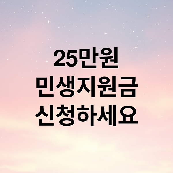 25만원
민생지원금
신청하세요 (이재명 25만원 민생지원금)