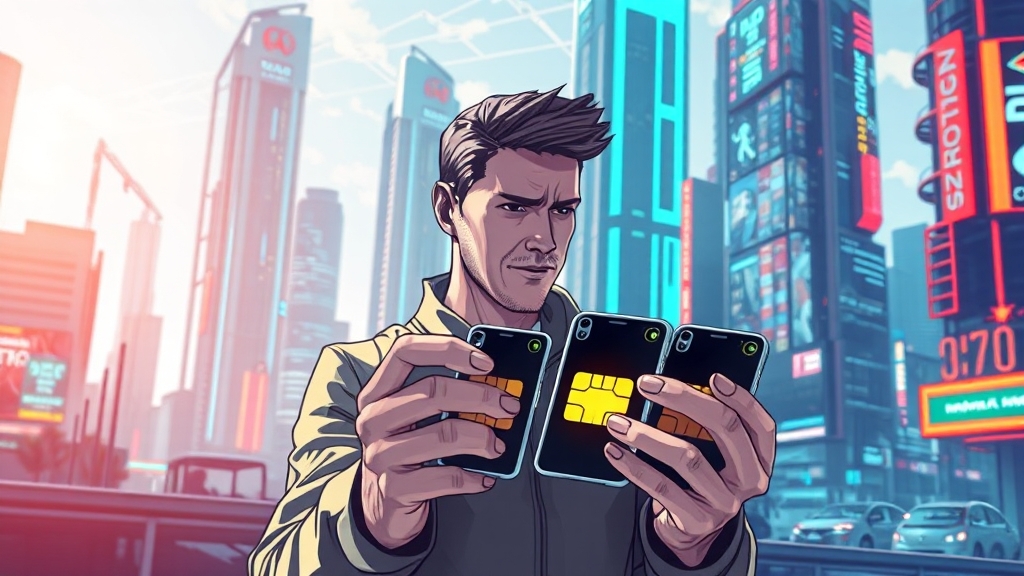 유심 교체, 왜 필요할까? (illustration 스타일)