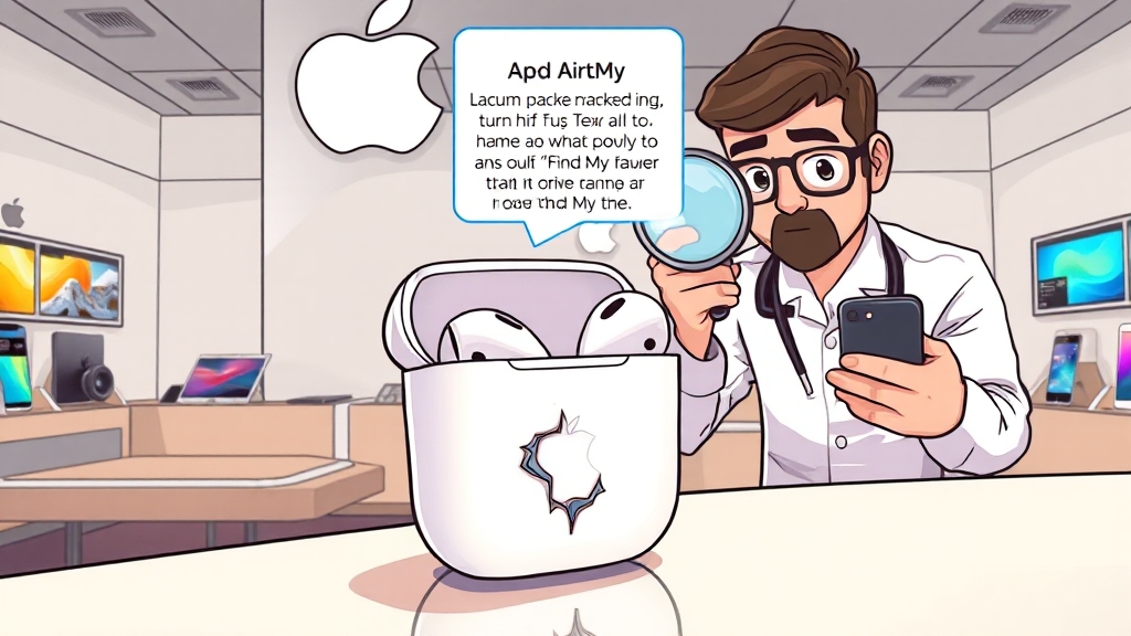 문제 지속 시: 애플 지원 문의 (cartoon 스타일)