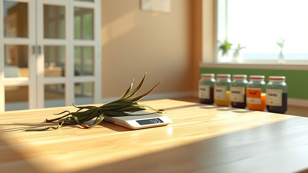 미역줄기 섭취 시 주의사항 (realistic 스타일)