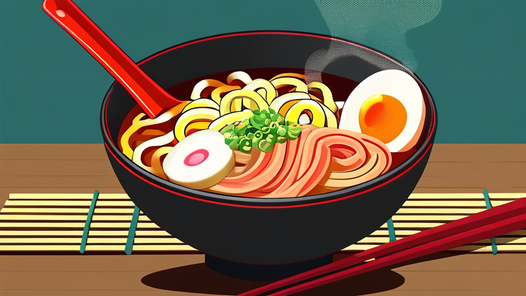 족타 제면 방식: 사흘간의 정성 (illustration 스타일)